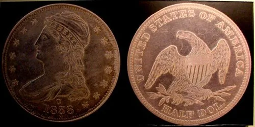 1838-O Capped Bust Half Dollar