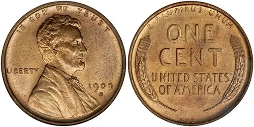 1909-S VDB Lincoln Wheat Cent Auténtico