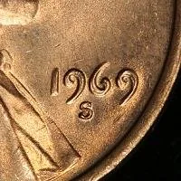 1969-S Doble Troquel DDO Auténtico