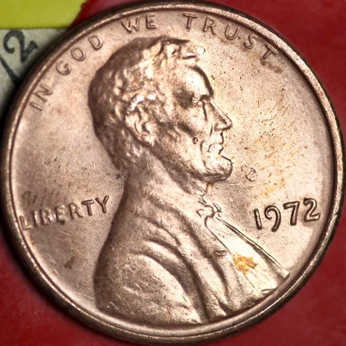 1972 Lincoln Cent Auténtico