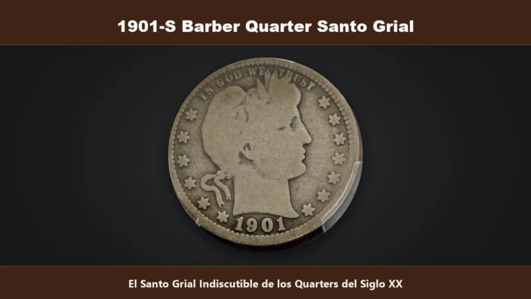 1901-S Barber Quarter santo grial indiscutible de los quarters del siglo veinte valor