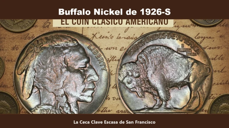 Buffalo Nickel de 1926-S ceca clave de San Francisco guia de valor