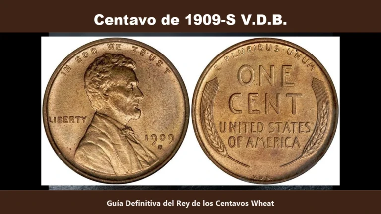 Centavo 1909-S VDB rey de los wheat iniciales y ceca S valor numismatico