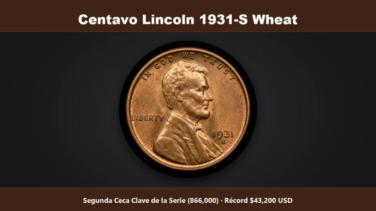 Centavo Lincoln Wheat 1931-S ceca clave San Francisco valor y autenticación