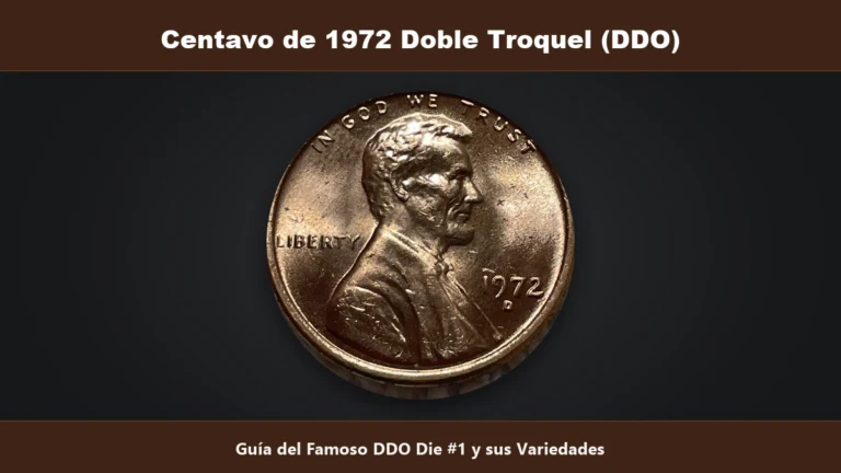 Centavo de 1972 doble troquel DDO die 1 duplicacion en LIBERTY e IN GOD WE TRUST