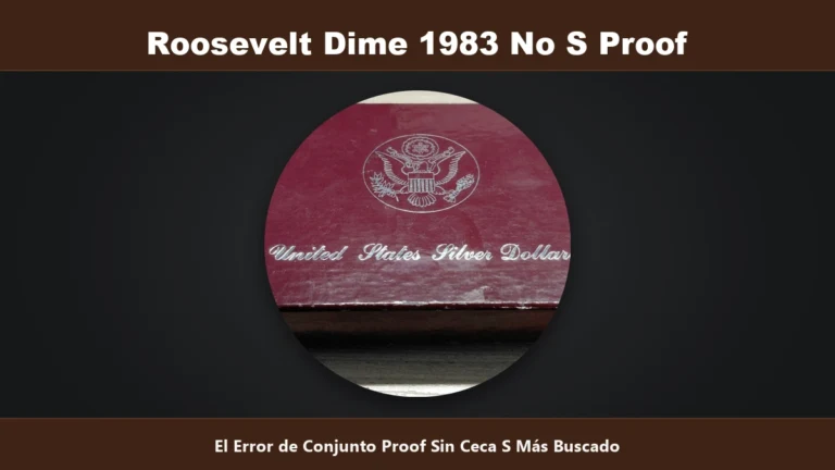 Roosevelt Dime 1983 No S Proof error de conjunto proof sin ceca S valor coleccion