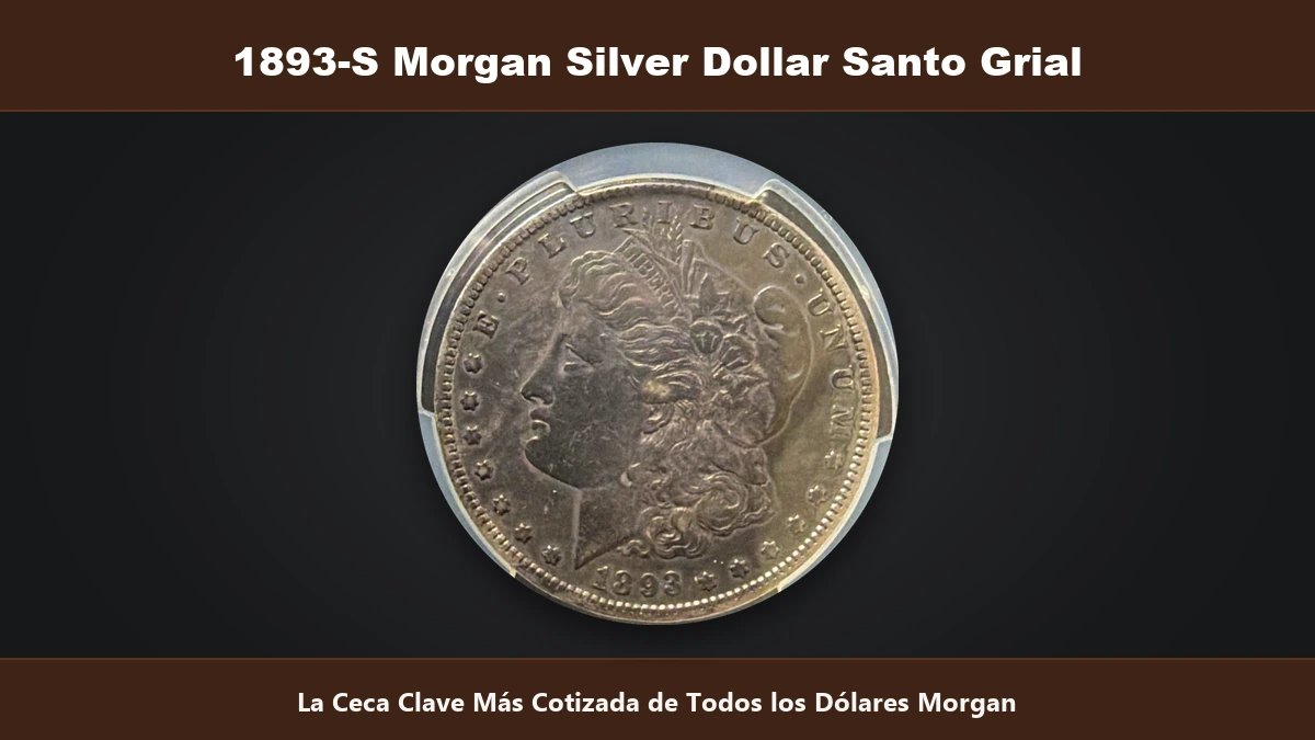 1893-S Morgan Silver Dollar la ceca clave mas cotizada de los dolares Morgan valor y rareza