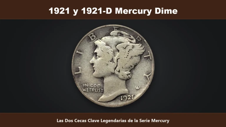 1921 y 1921-D Mercury Dime cecas clave Filadelfia y Denver valor numismatico