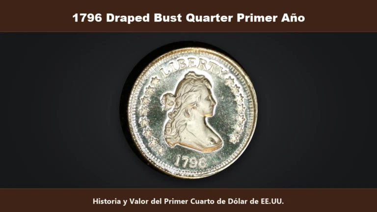 1796 Draped Bust Quarter historia y valor del primer cuarto de dolar acunado en EE.UU.
